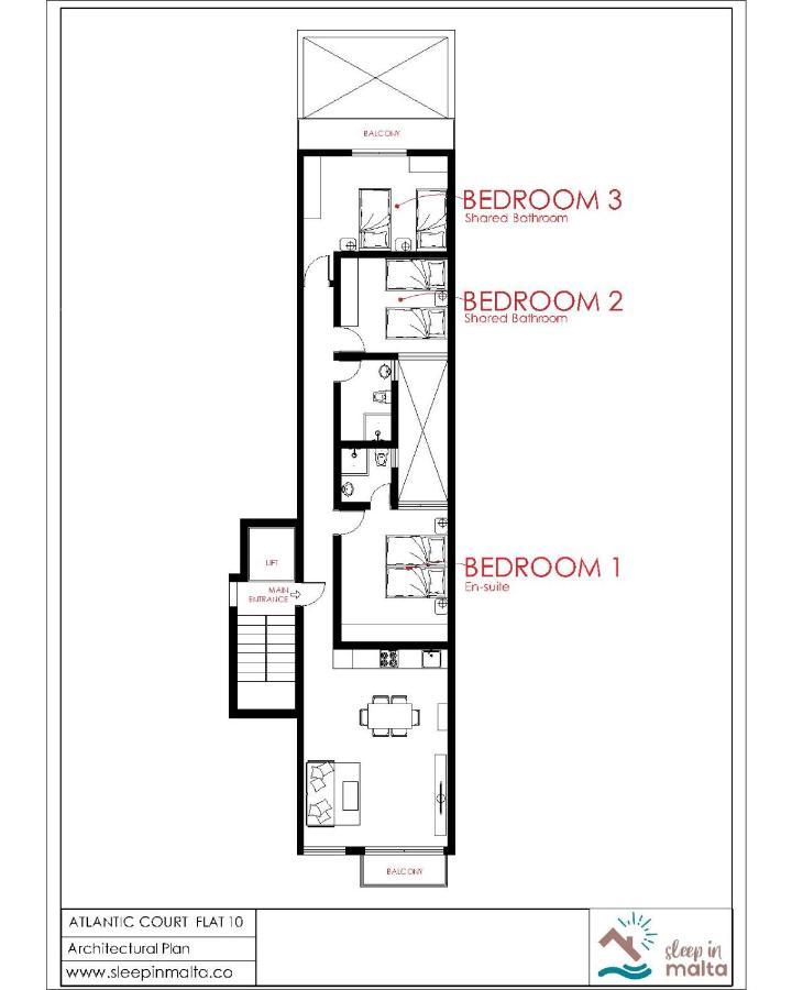 F10 Modern And Bright Apartment In Malta Мсида Экстерьер фото